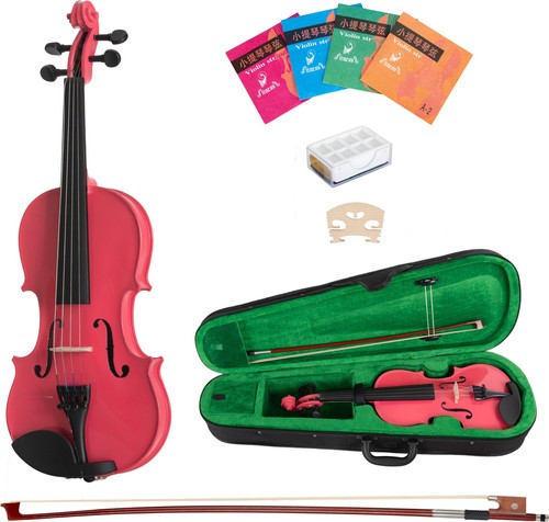 Geige violine set pink - set,