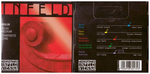 Saite thomastik infeld rot f - infeld,
